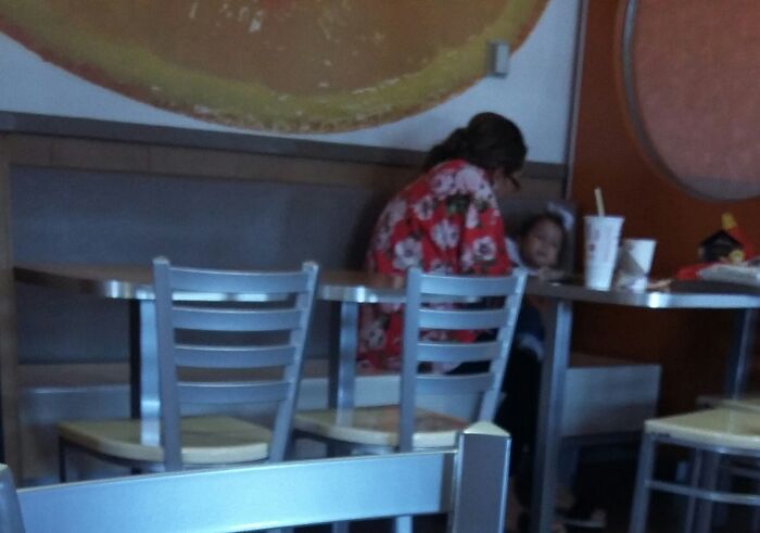 Changing Your Daughter's Diaper In A McDonald's