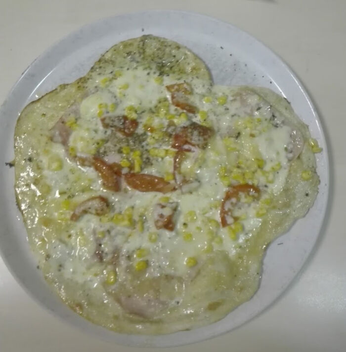 Pizza From Our Local School. And It Cost 3€ (Slovakia, Eastern Europe)