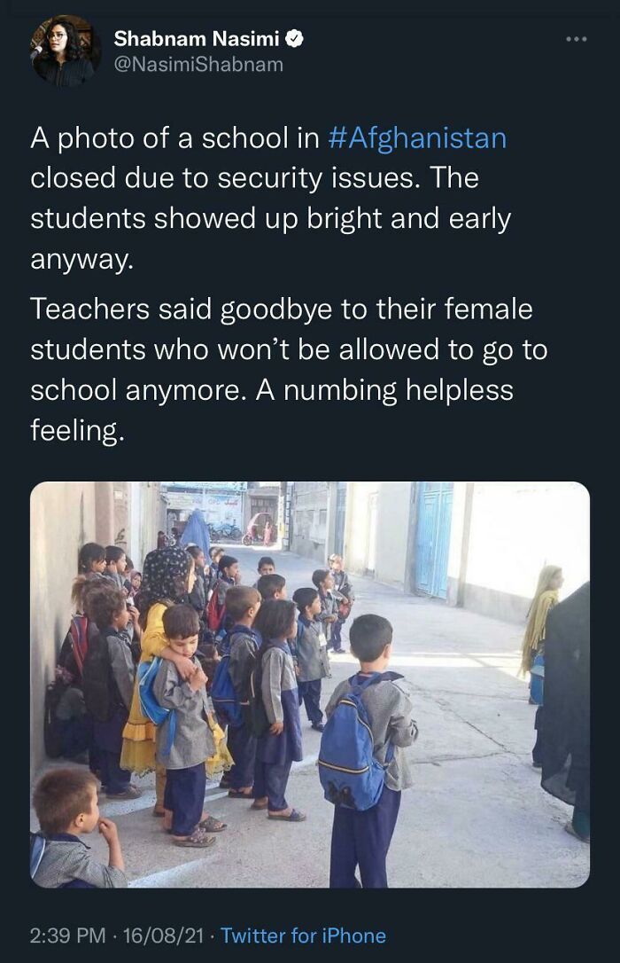 Before These Girls Could Come To Their Senses, They Would Be Married Off To Talibani Fighters. Just Makes My Heart So Heavy !!