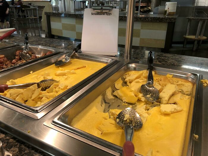 "Scrambled Eggs" At My School's Cafeteria