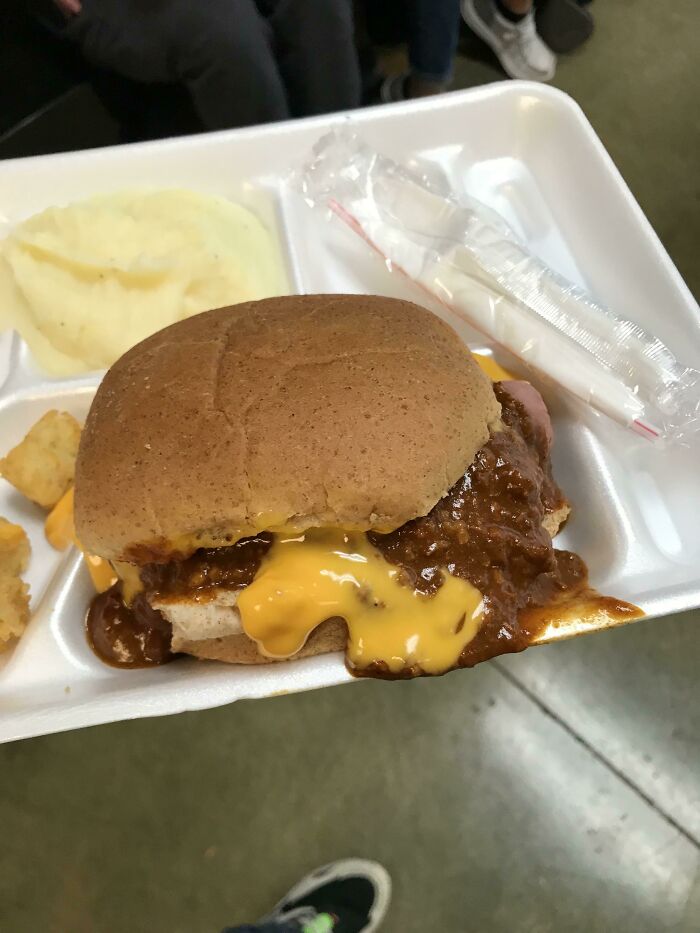 This Was My Lunch At An American School Since We’re Doing Photos Of School Lunches Now