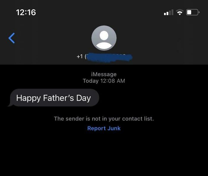 Received The Scariest Wrong Number Text I've Ever Gotten Yesterday Morning