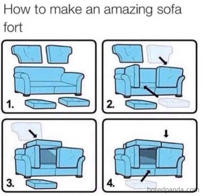 How To Make An Amazing Sofa Fort