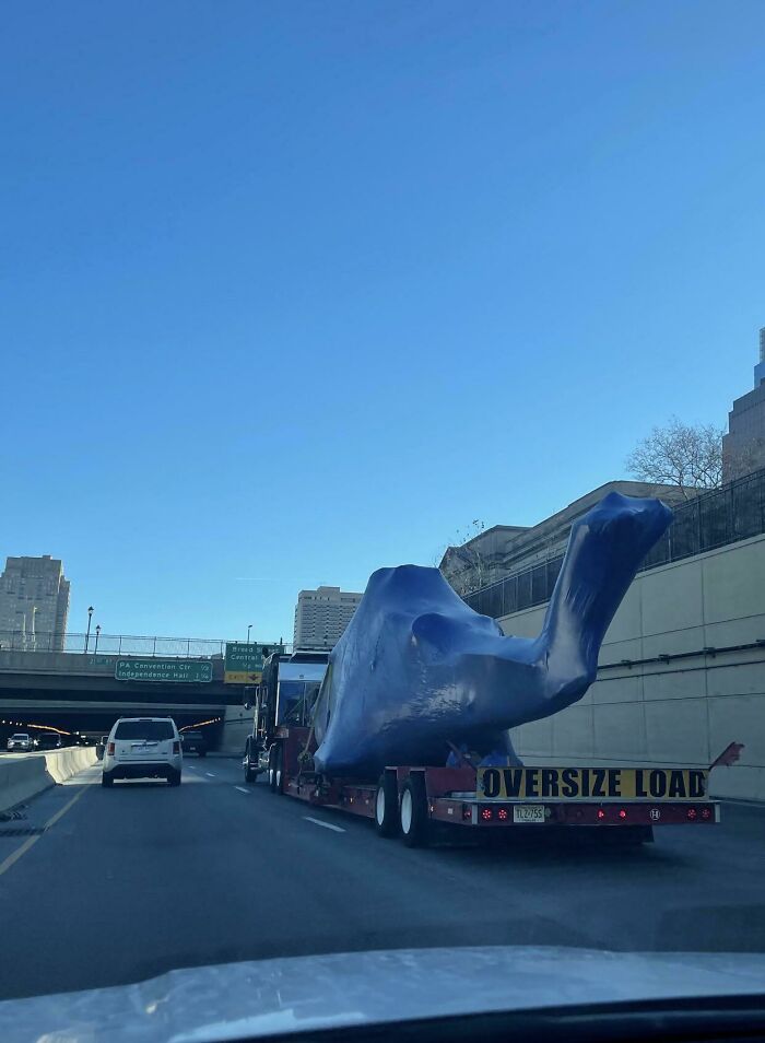 Drove By A Helicopter Wrapped In Plastic This Morning