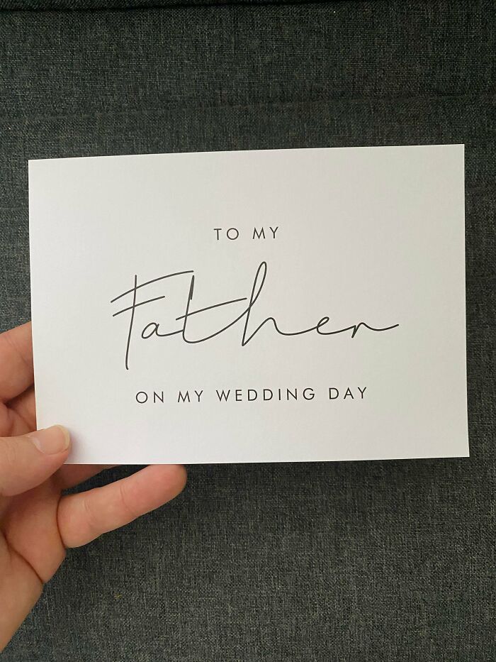 Getting Married In Four Days And My Fiancé And I Wanted To Write Nice Letters To Our Loved Ones On The Day. This Is What Came In The Mail