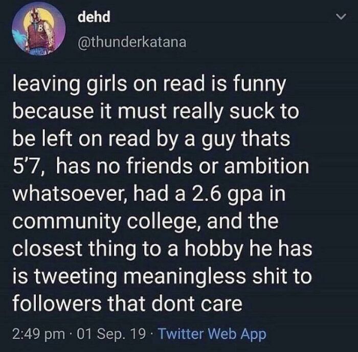 I Mean..he’s Not Wrong