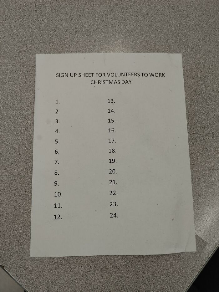 Manager Put These Up 3 Days Ago Not Going So Well