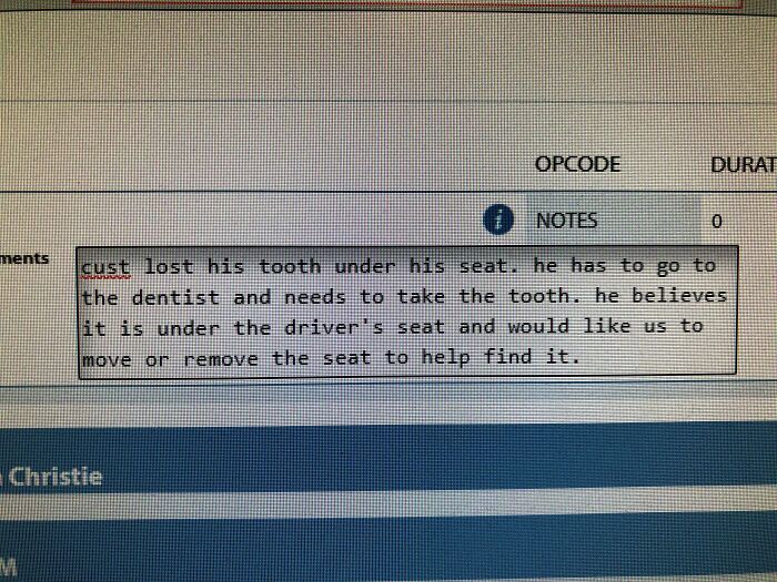 Needs Tooth Extracted From Vehicle.