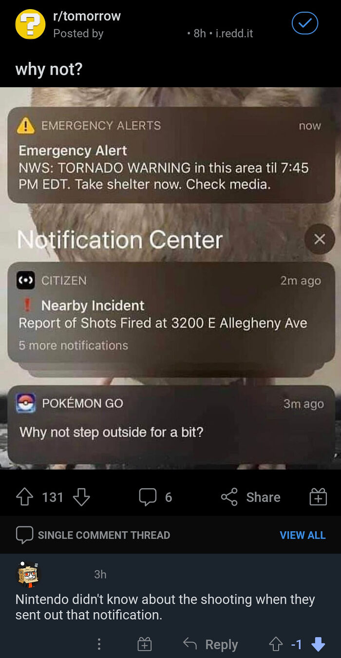 Niantic Isn't Trying To Get Their Players Killed? 