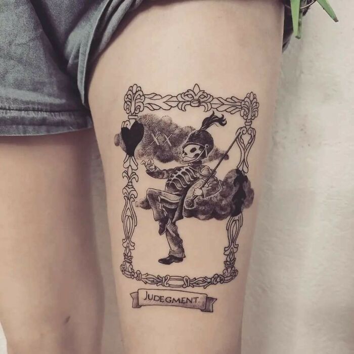 My Friend Just Got A Tattoo. She Says That's How Judgment Used To Be Written Before And It's Still Written Like This In British English, But I Have My Doubts