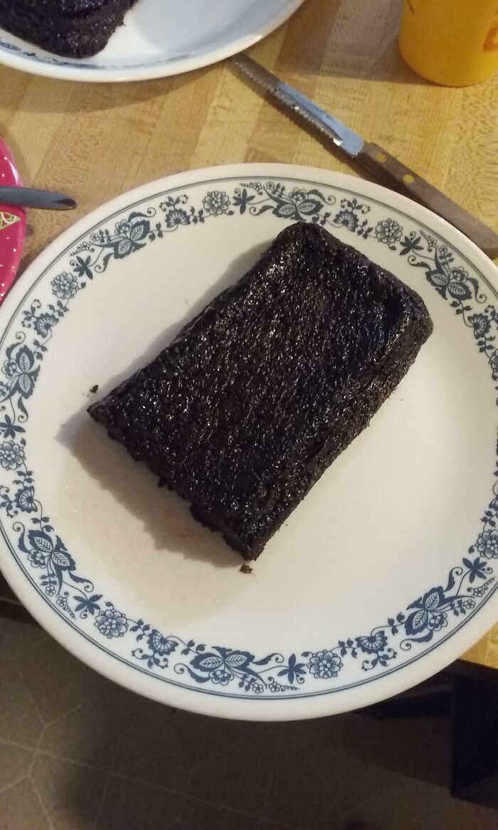 Made Banana Bread. Forgot The Flour