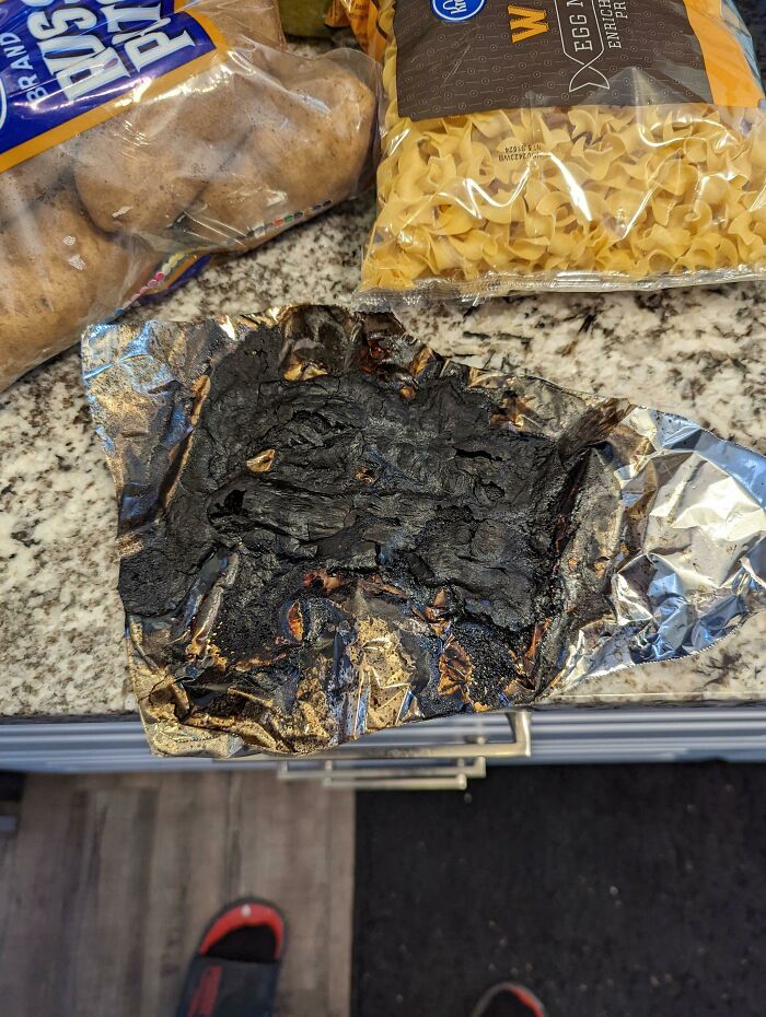 My Wife Put Hot Dogs In The Oven And Forgot About Them