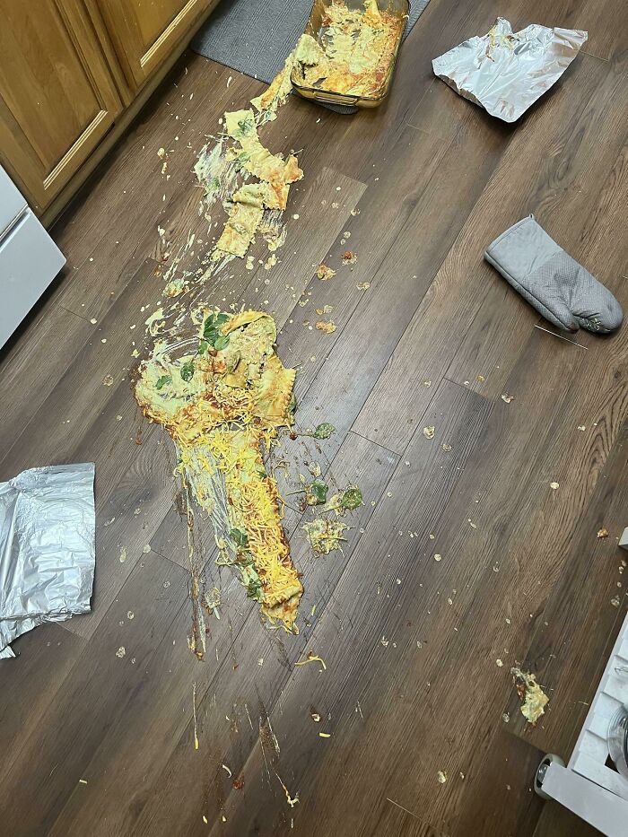 Today I Was Only About A Dropped Lasagne Away From A Near Mental Break