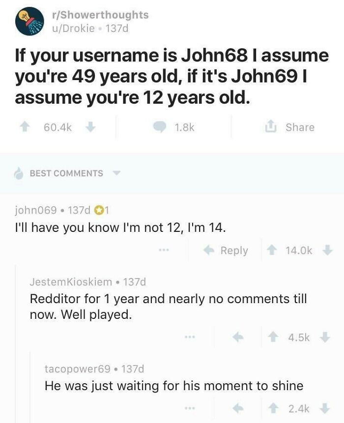 John’s First Words!