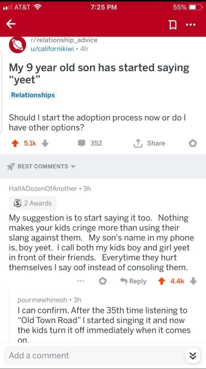 Absolute Madlad In The Comments