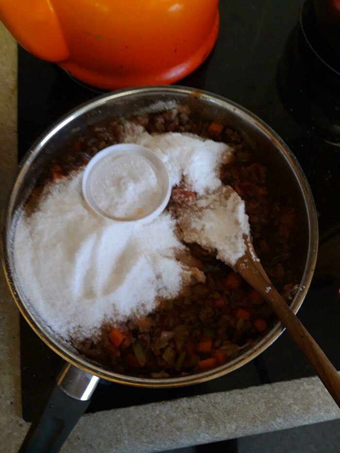 I Like To Season My Food With Salt But I Think I Over Did It