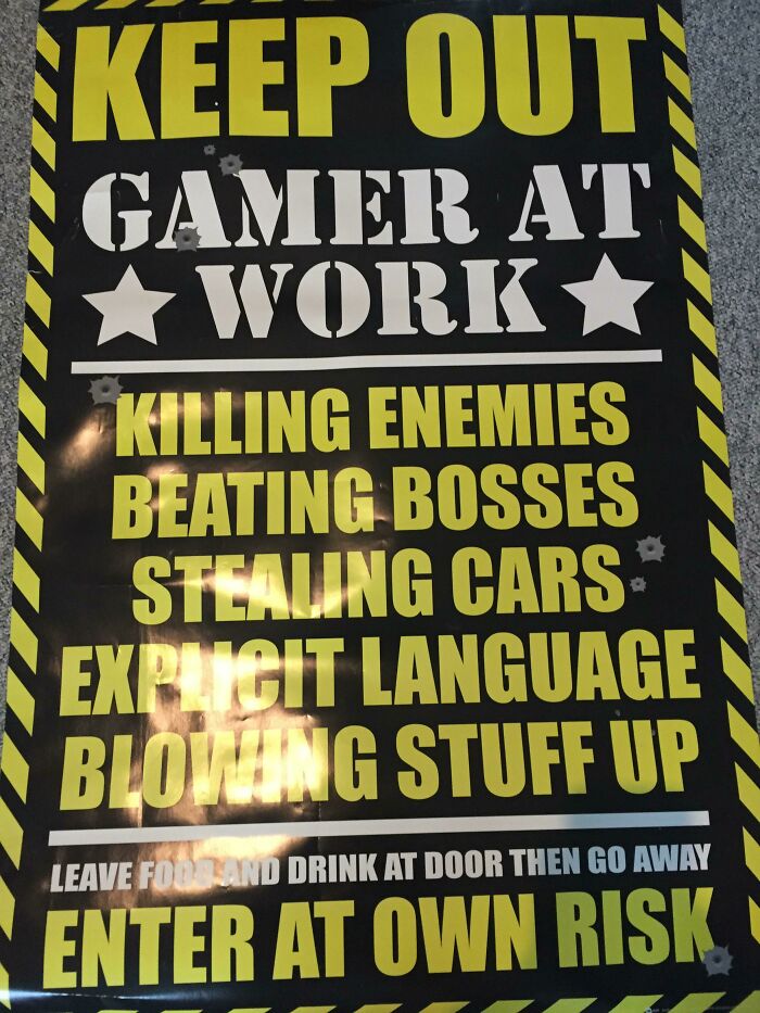 This Poster I Got From My Parents When I Was Twelve