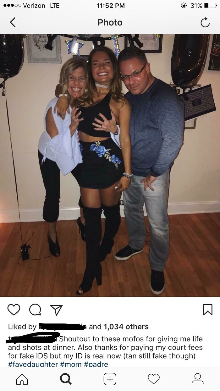 I'm Not Sure What's Worse, That Caption Or Her Mom Grabbing Her Like That