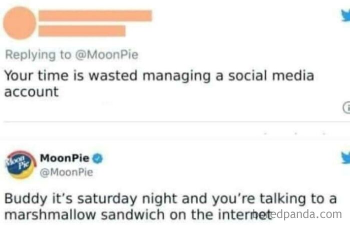 Talking To A Marshmallow Sandwich