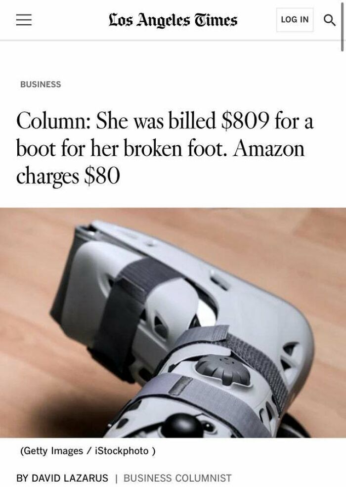 This Is So Depressing. Our Healthcare System (USA) Is A Boring Dystopia In And Of Itself