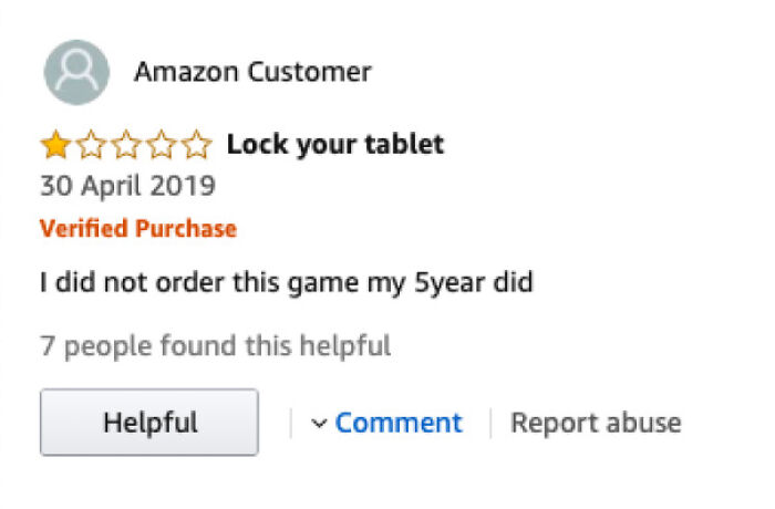 "7 People Found This Helpful". Gg