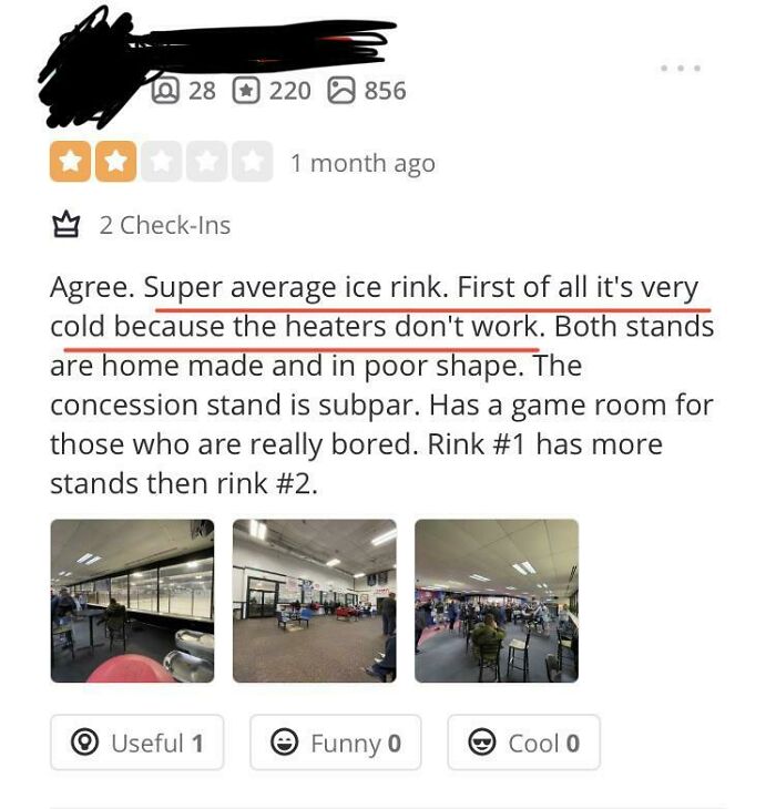 I Personally Prefer My Ice Rinks To Be Cold