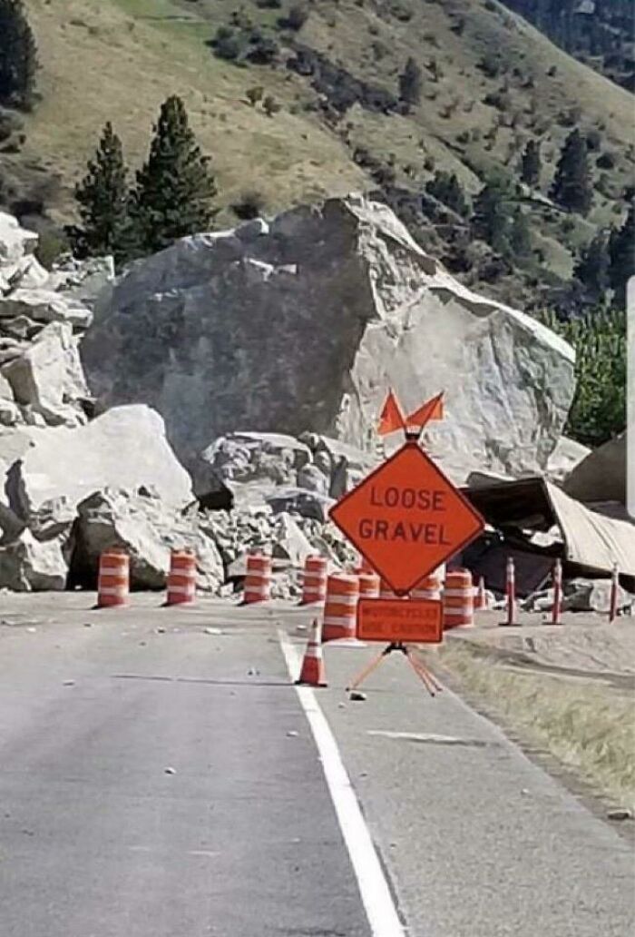 Beware Of Loose Gravel