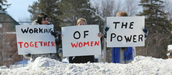 Working Together. Of Women. The Power