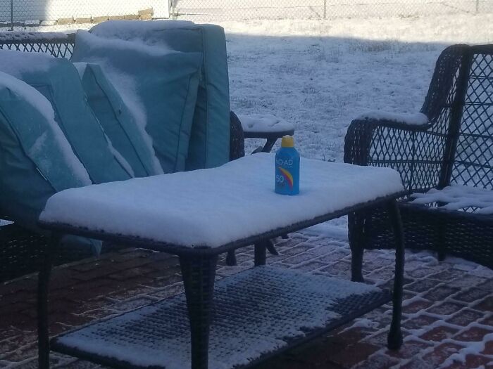 My Wife Left The Sunscreen Out Last Weekend