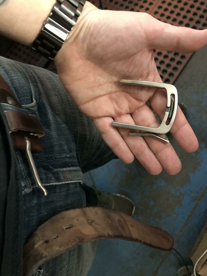 My Belt Decided To Break 10 Minutes Into My Work Shift