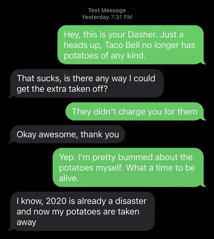 Had A Heart To Heart With A Customer