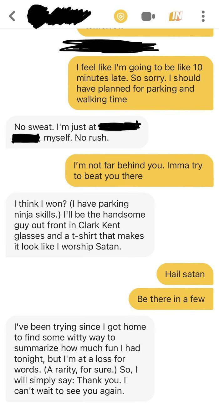 Had A Good Date And Got This Lovely Message From Him After - Two Months Later He Still Sends Messages Like This After Dates