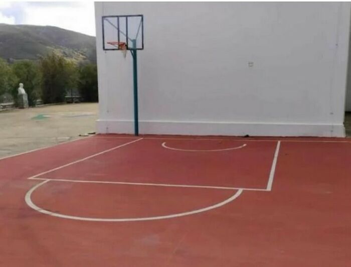 School Court In Greece