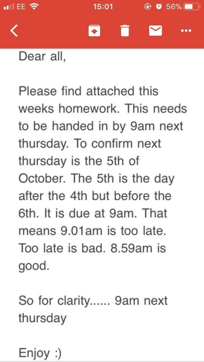 My College Science Teacher