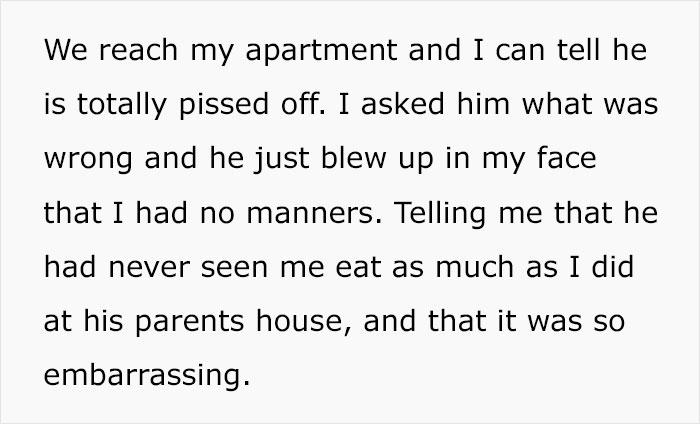 "Am I The Jerk For Eating At My Boyfriend's Family's Christmas Dinner?"