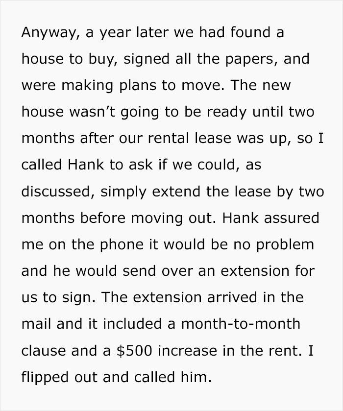 Jealous Of This Guy's Income, Landlord Raises The Rent By $500, Regrets It A Few Years Later Jealous Of This Guy's Income, Landlord Raises The Rent By $500, Regrets It A Few Years Later