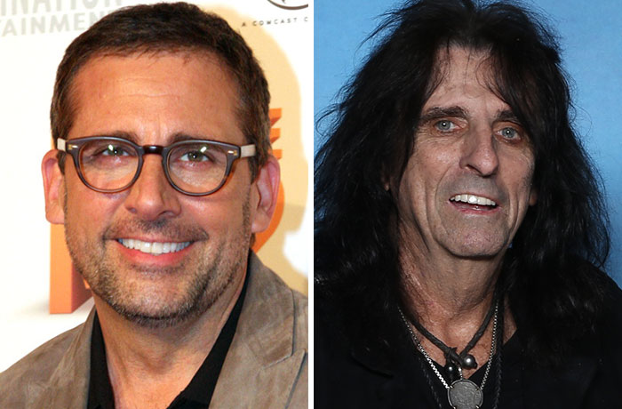 Steve Carell y Alice Cooper