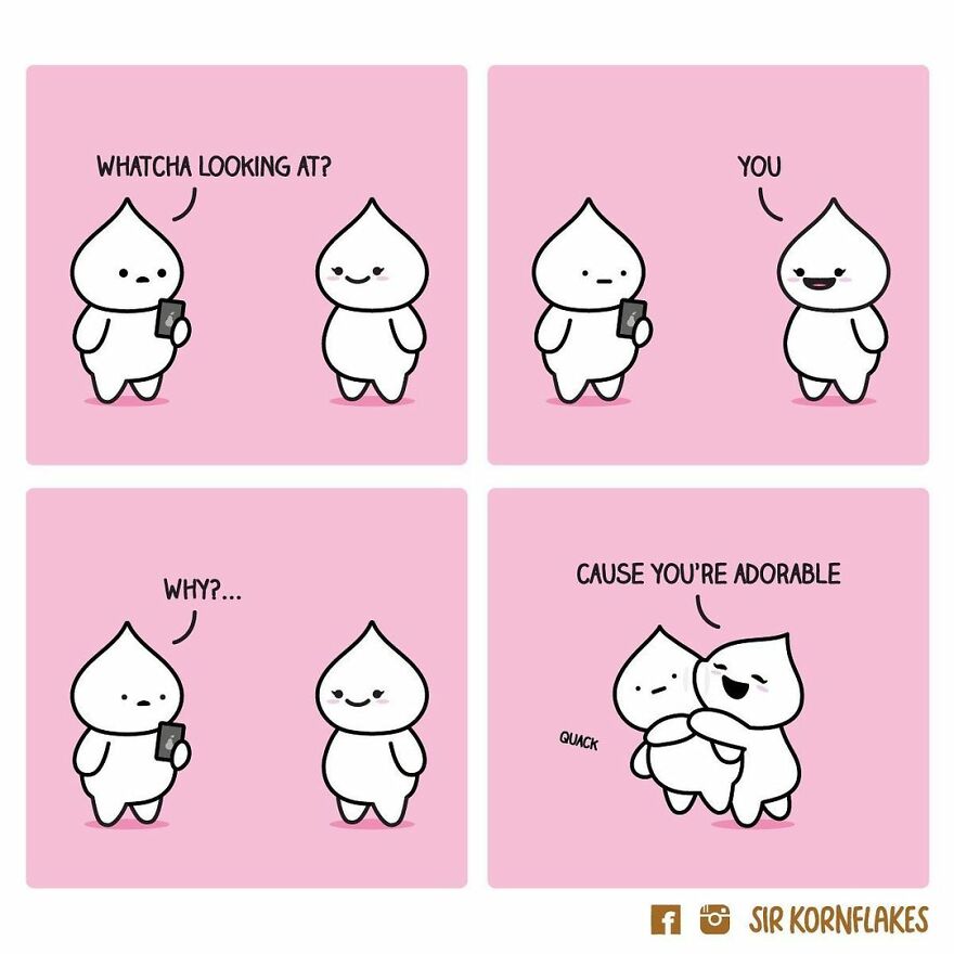 I Illustrate Relatable Relationship Moments Through My Dumpling Comics (50 Pics)