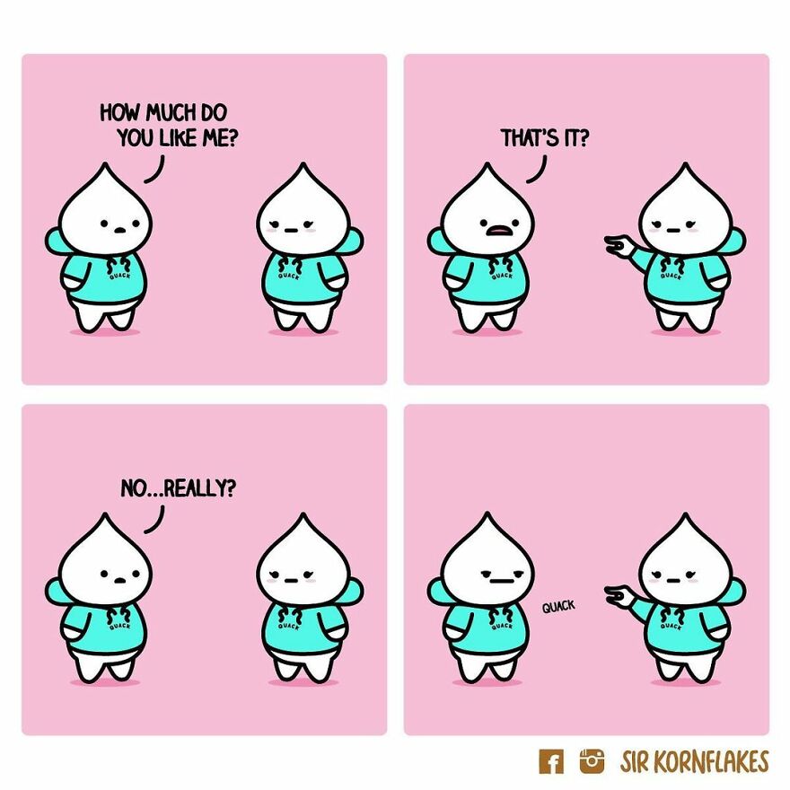 I Illustrate Relatable Relationship Moments Through My Dumpling Comics (50 Pics)