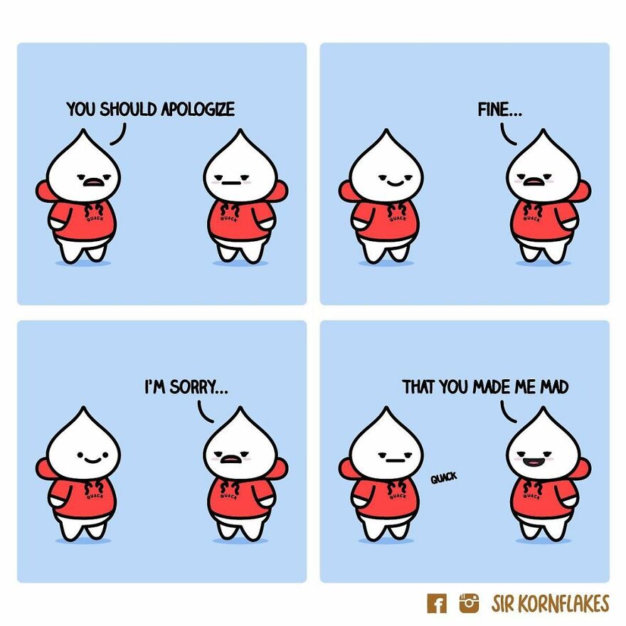 I Illustrate Relatable Relationship Moments Through My Dumpling Comics (50 Pics)