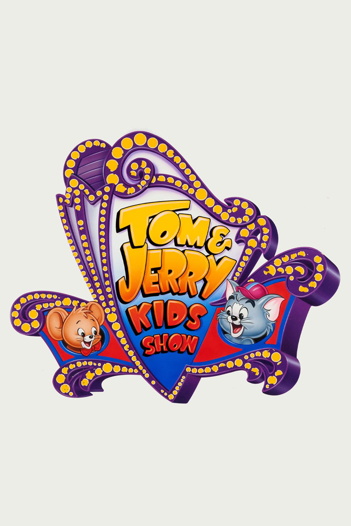 Tom & Jerry Kids Show logo featuring Tom and Jerry, a classic '90s cartoon favorite.