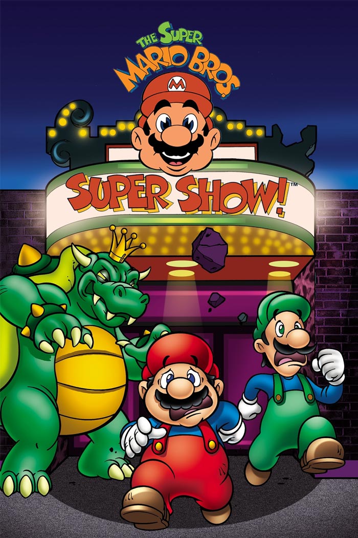 '90s cartoon featuring characters from The Super Mario Bros. Super Show.