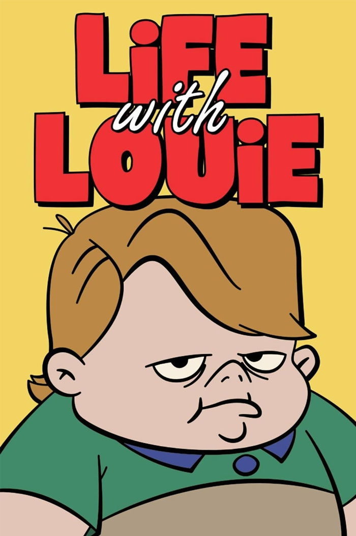 Cartoon character Louie Anderson from 'Life with Louie,' a 1990s animated show.