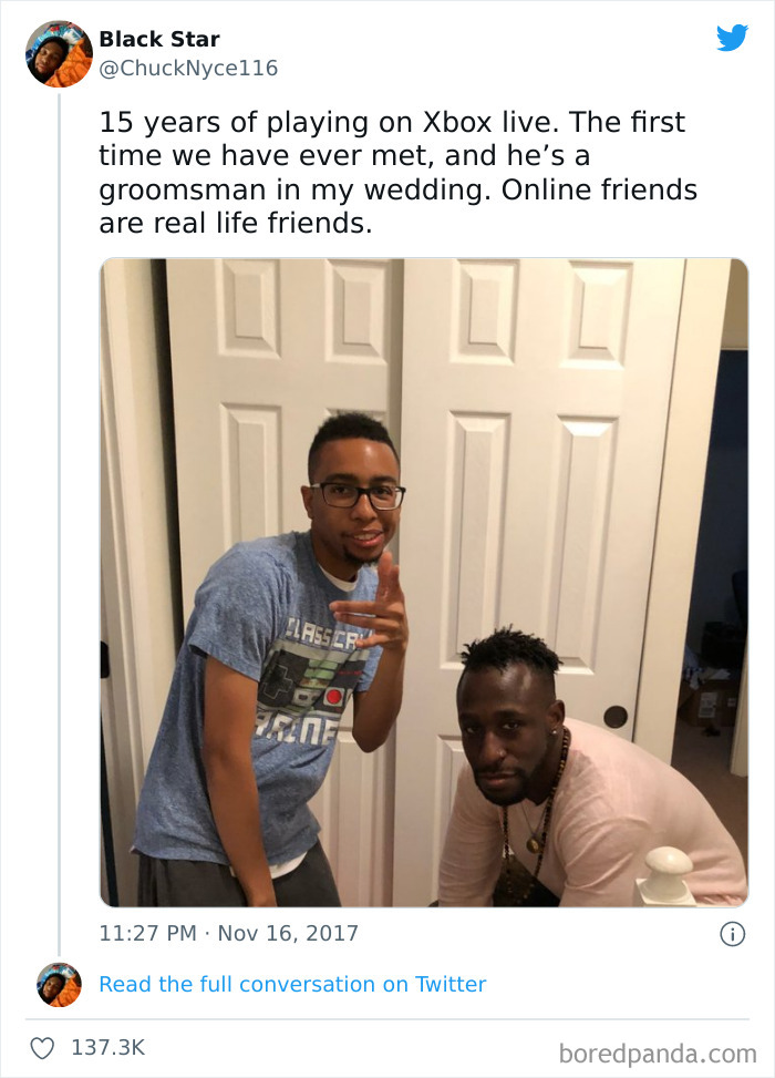 Online Friends Are Real-Life Friends