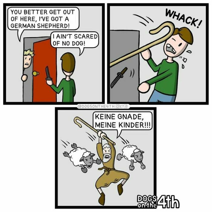 Hilarious Twisted Comics By Dogs On The 4th!