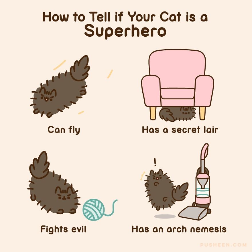 40 Adorable Pusheen Comics