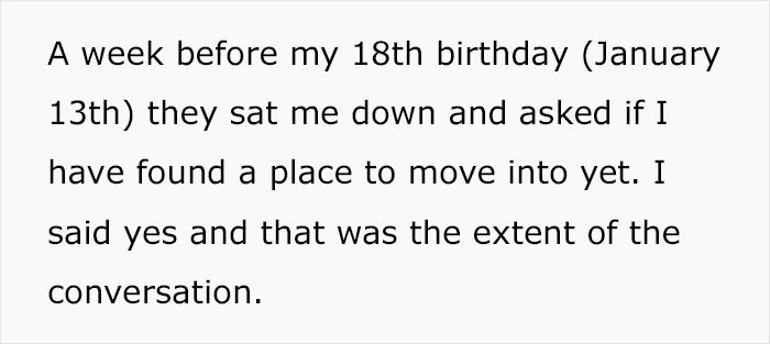 "My Mother Started Crying And Left The Room": Parents Kick Out 18-Year-Old Son, Then Get Upset He Doesn&rsquo;t Want To Return