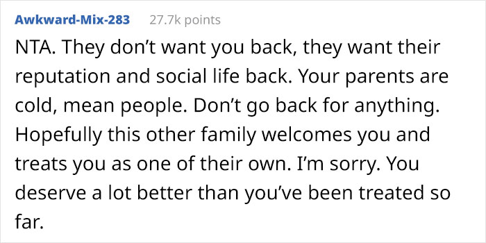 "My Mother Started Crying And Left The Room": Parents Kick Out 18-Year-Old Son, Then Get Upset He Doesn&rsquo;t Want To Return