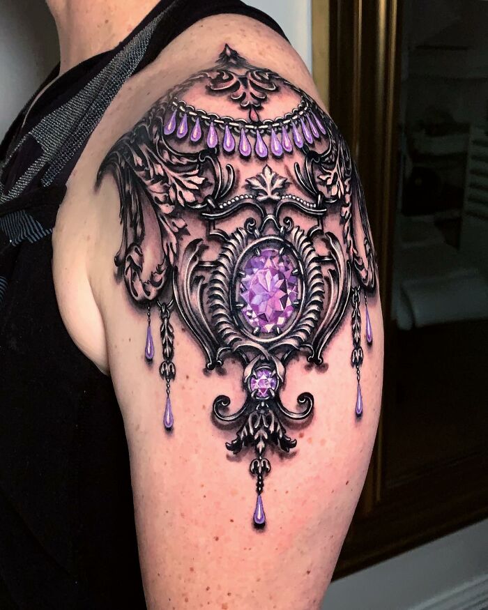 These 30 Masterclass Jewelry Tattoos By Celebrity Ink Artist Ryan Ashley Might Be Better Than The Real Thing