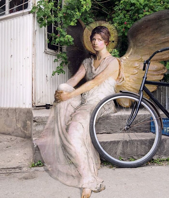 Artist Places People From Classical Paintings Into Modern Reality And They Fit Just Right (25 New Pics)